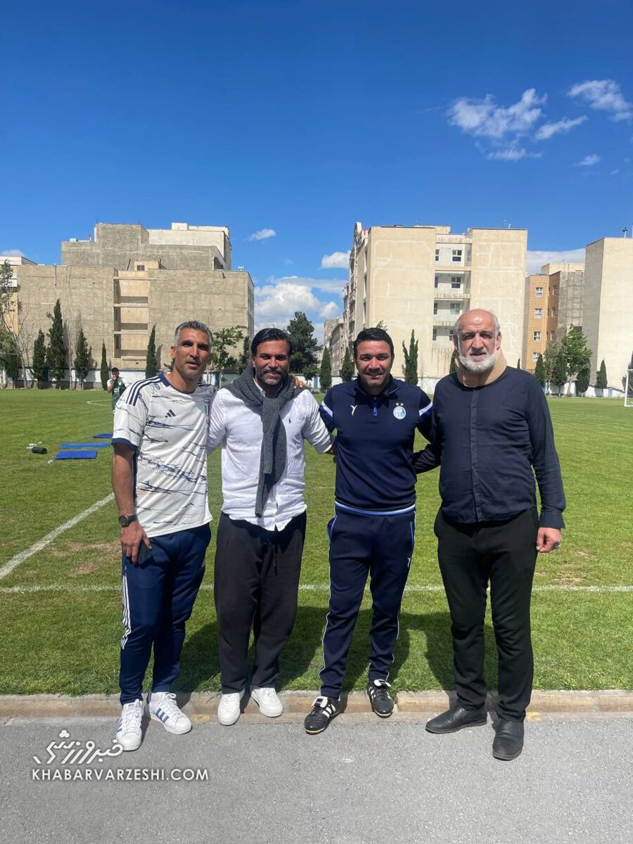 عکس| یاغی در تمرین استقلال؛ این تیم با نکونام قهرمان میشود