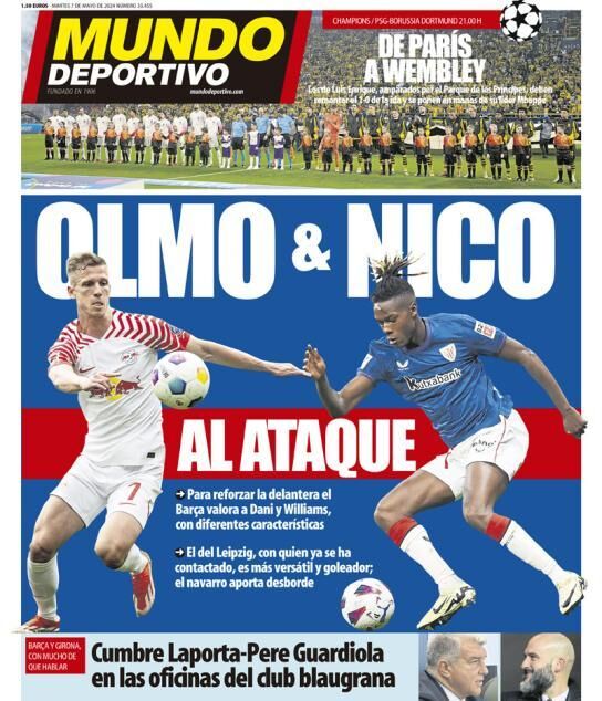 روزنامه موندو| اولمو و نیکو