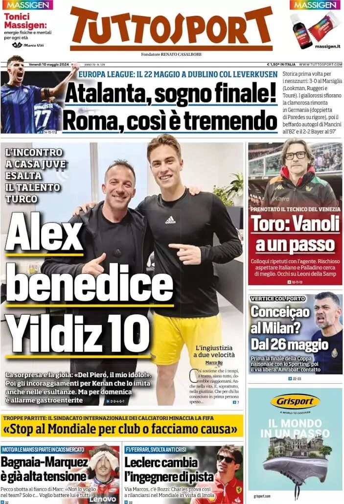 روزنامه توتو| الکس شماره ۱۰ را به ییلدیز تقدیم میکند روزنامه توتو| الکس شماره ۱۰ را به ییلدیز تقدیم میکند