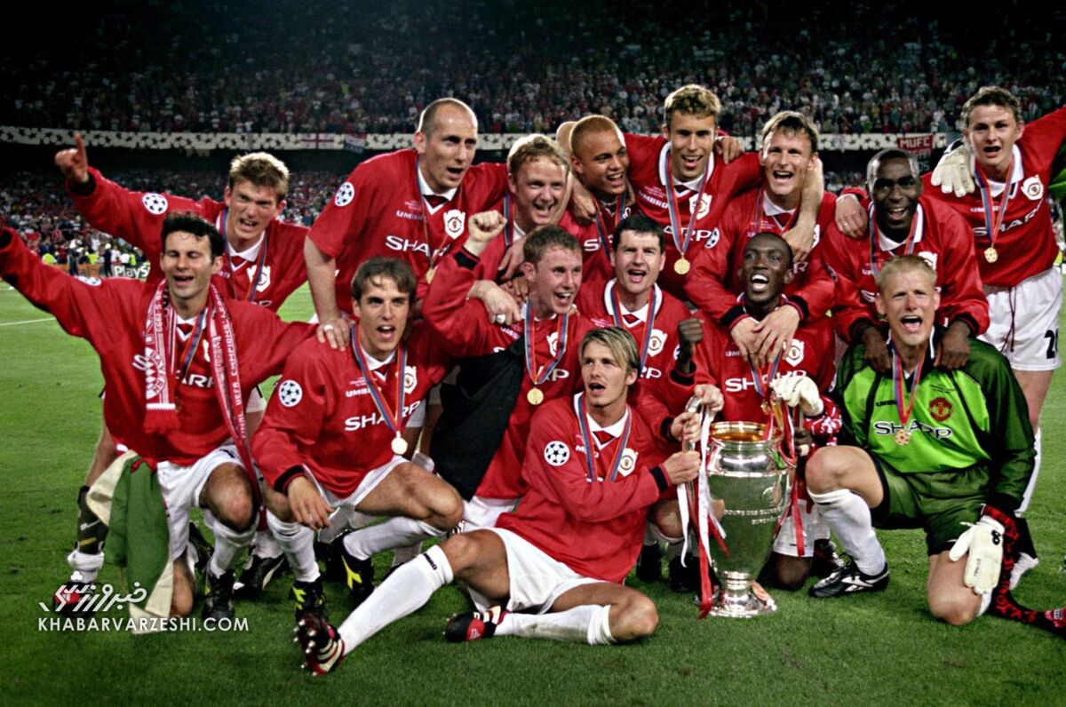 کلاس ۹۹ منچستریونایتد روی فرش قرمز/ از بکام و نویل تا شرینگام و همسری که ۲۰ سال از خودش کوچکتر است +تصاویر