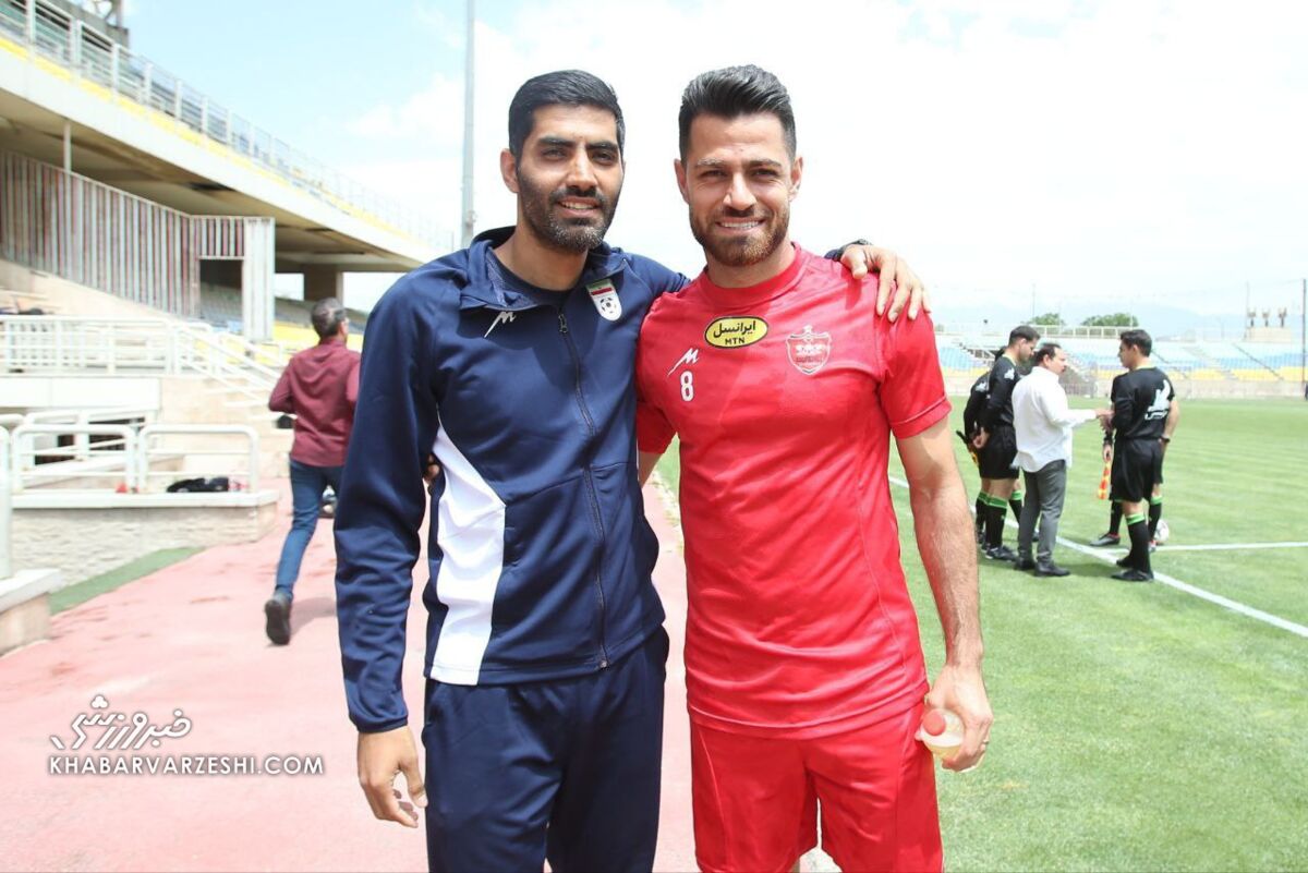 عکس| بازگشت مدافع محبوب برانکو به ورزشگاه پرسپولیس