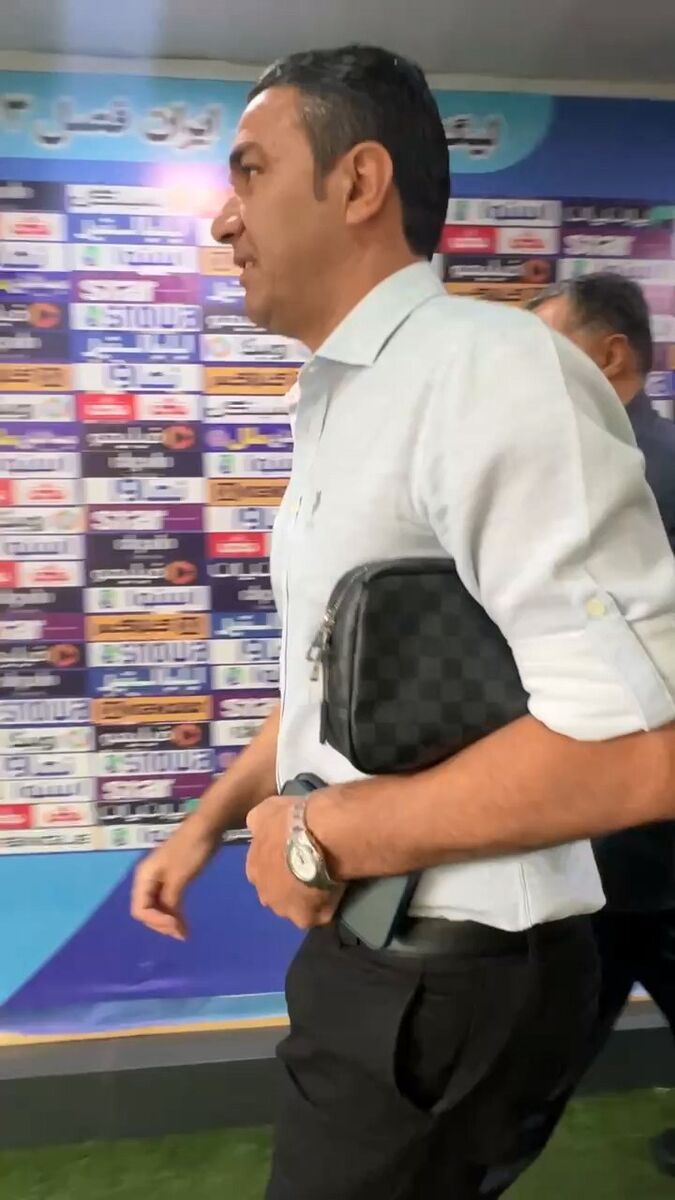 عکس| پشت پرده سفید پوشیدن جواد نکونام مقابل فولاد خوزستان