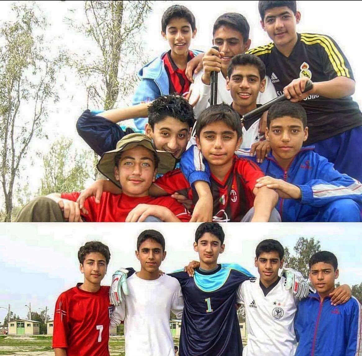 عکس| تصویر جالب از کودکی مهدی طارمی در زنگ ورزش مدرسه