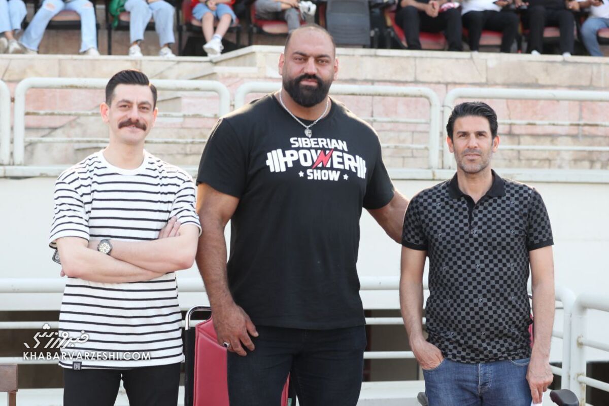 قویترین مرد ایران به پرسپولیسیها پیوست +عکس