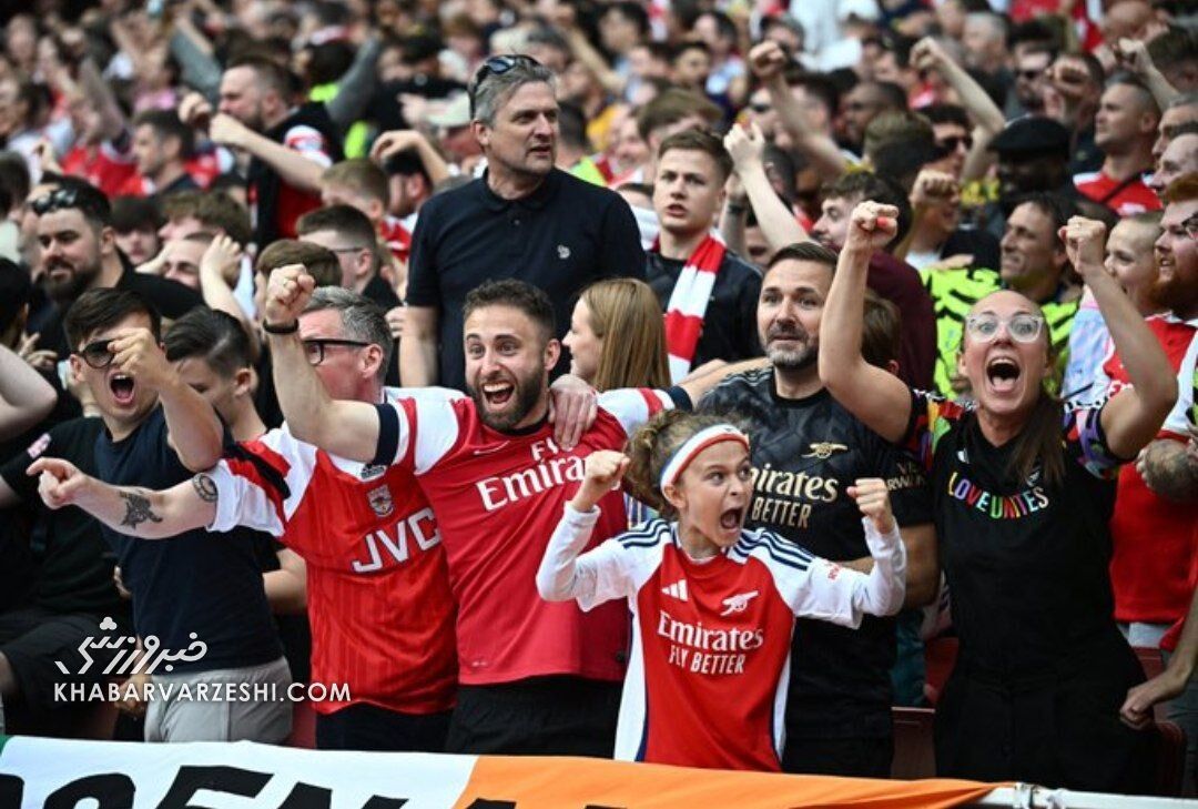 شادی با خبر فیک؛ هواداران آرسنال به قهرمانی امیدوار شدند اما... +عکس