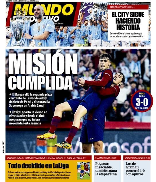 روزنامه موندو| مأموریت انجام شد روزنامه موندو| مأموریت انجام شد