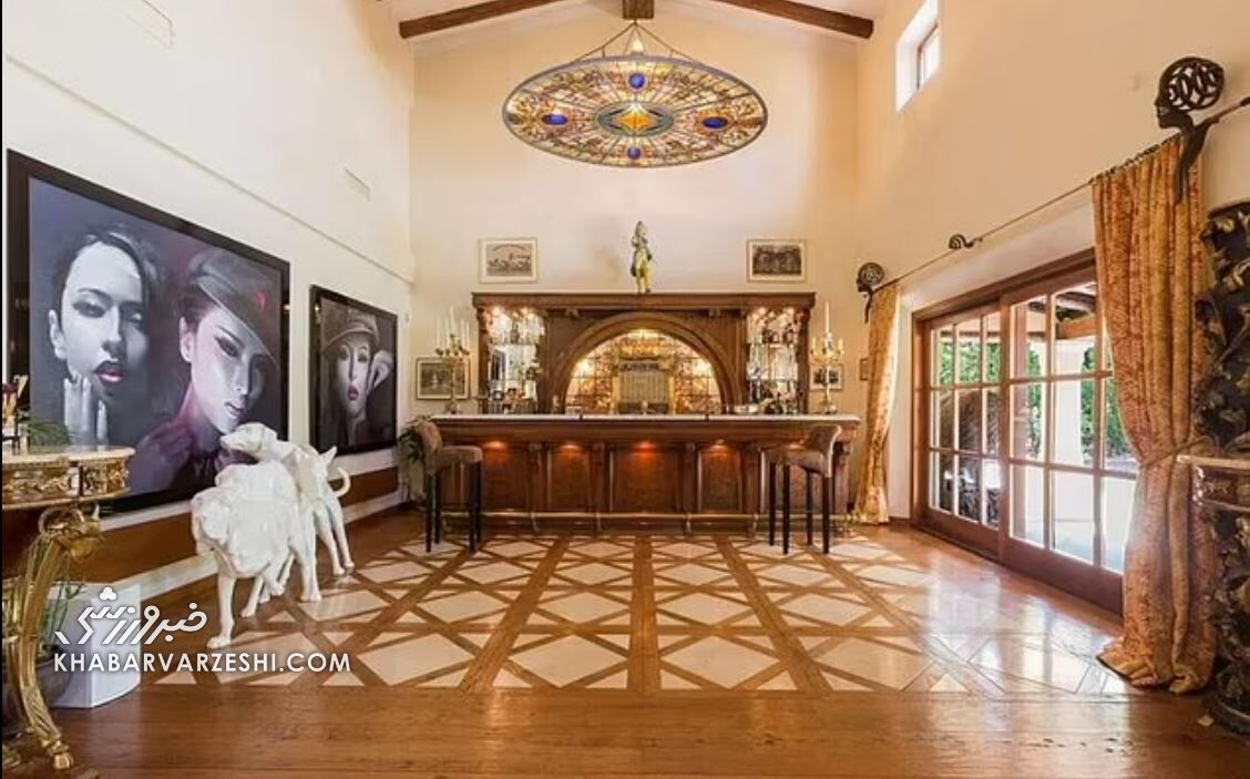 محل استراحت کلوپ بعد از ترک لیورپول/ ویلای مجلل ۲۰۰۰ متری در جزیره آفتابی +تصاویر