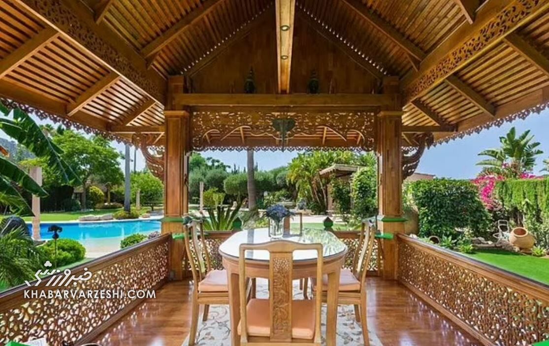 محل استراحت کلوپ بعد از ترک لیورپول/ ویلای مجلل ۲۰۰۰ متری در جزیره آفتابی +تصاویر