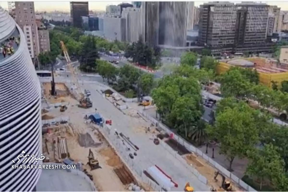 دردسر بزرگ در بازسازی سانتیاگو برنابئو/ نشت گاز و احتمال انفجار در منطقه همهچیز را متخل کرد +عکس