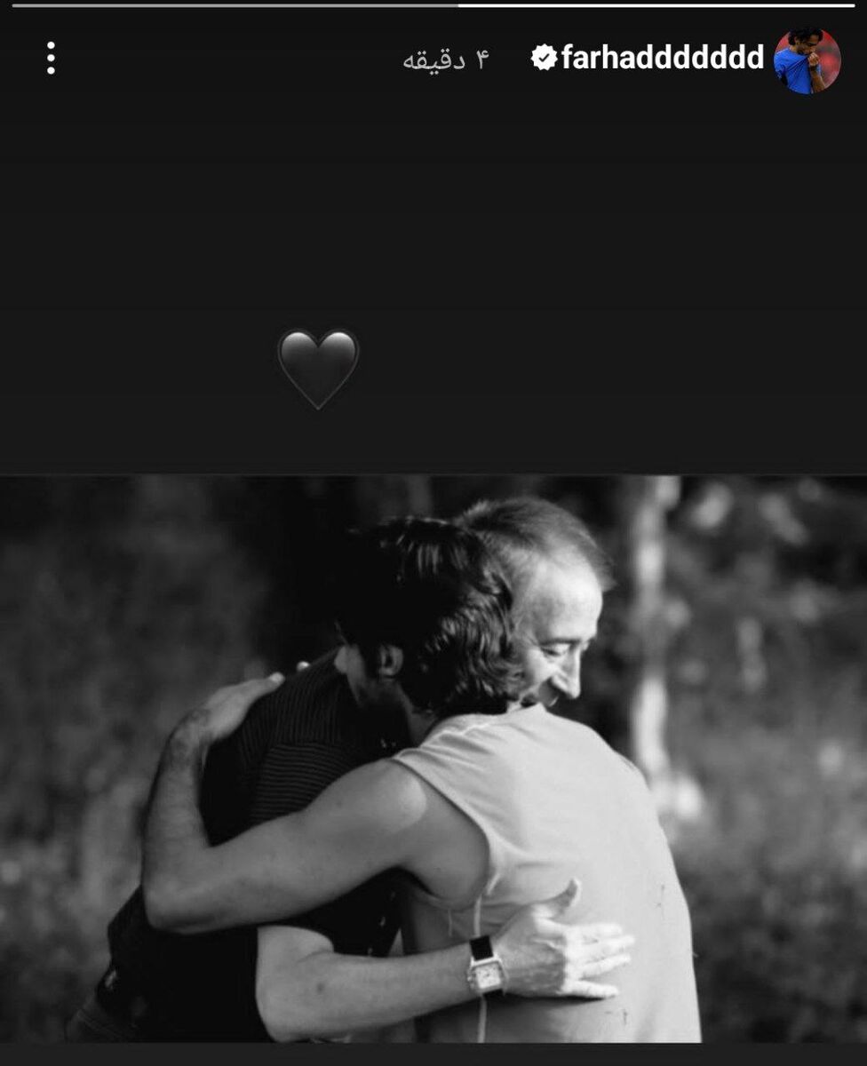 استوری فرهاد مجیدی برای ناصر حجازی/ تصویری خاص از اسطوره استقلال +عکس