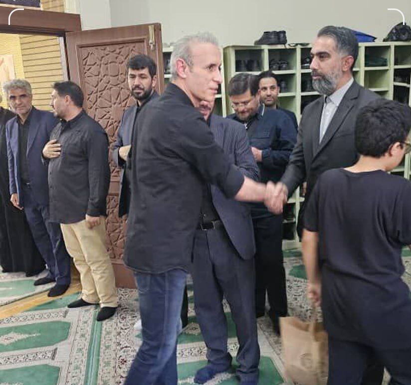 عکس| یحیی گل‌محمدی در مراسم بزرگداشت سرتیم حفاظت رئیس‌جمهور