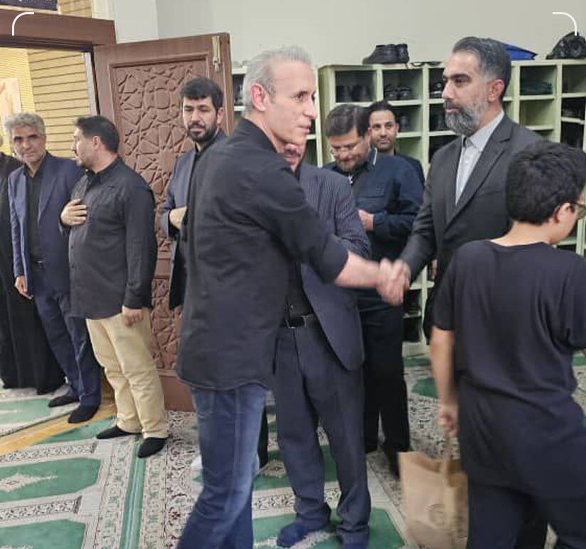 عکس| یحیی گلمحمدی در مراسم بزرگداشت سرتیم حفاظت رئیسجمهور