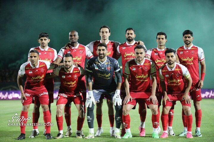 عکس تیمی پرسپولیس؛ شمس آذر - پرسپولیس
