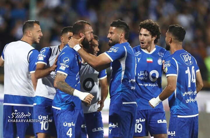 شادی گل روزبه چشمی؛ استقلال - گلگهر