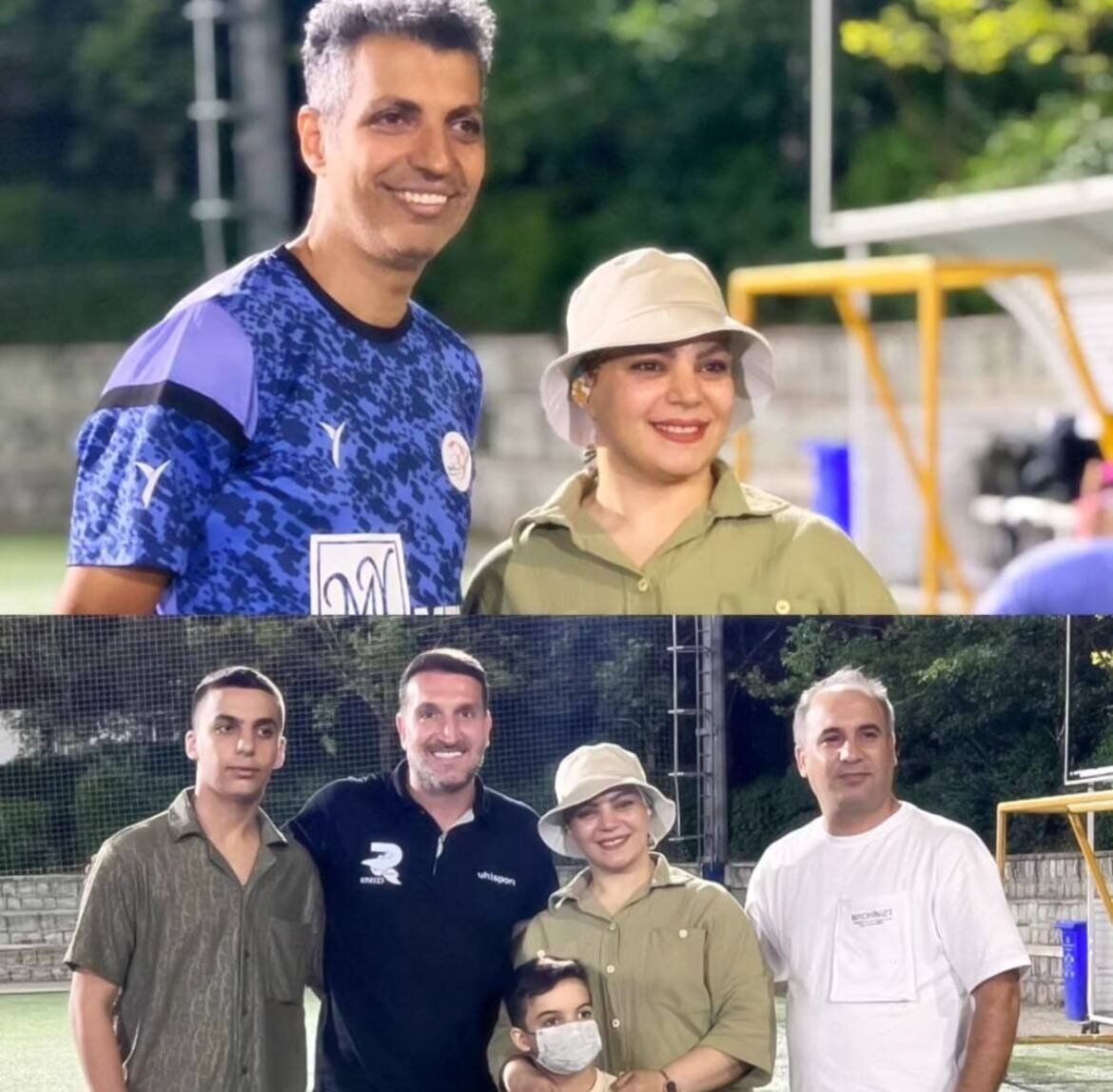 عکس| ملاقات عادل فردوسیپور با زن پرسپولیسی