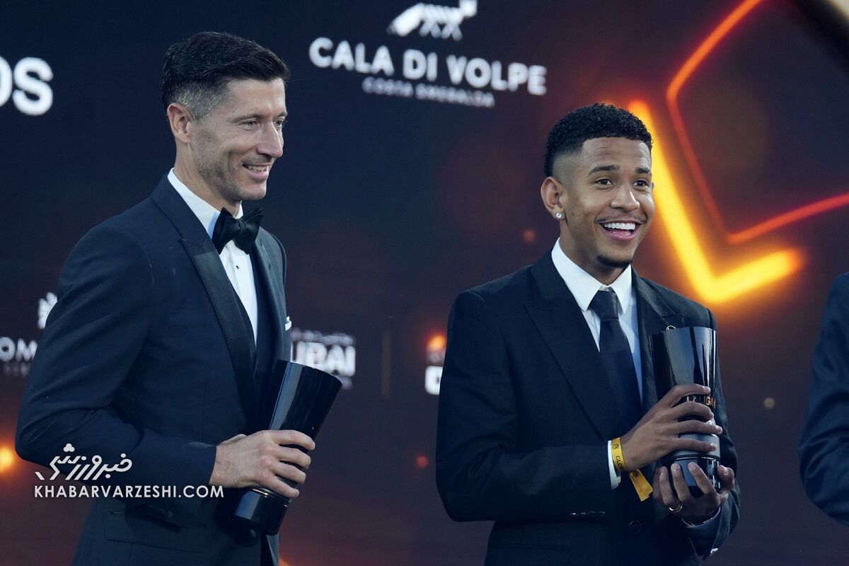 جوایز گلوبساکر ۲۰۲۴ به چه کسانی رسید؟/ حضور فوتبالیستها و همسران در مراسم باشکوه +تصاویر