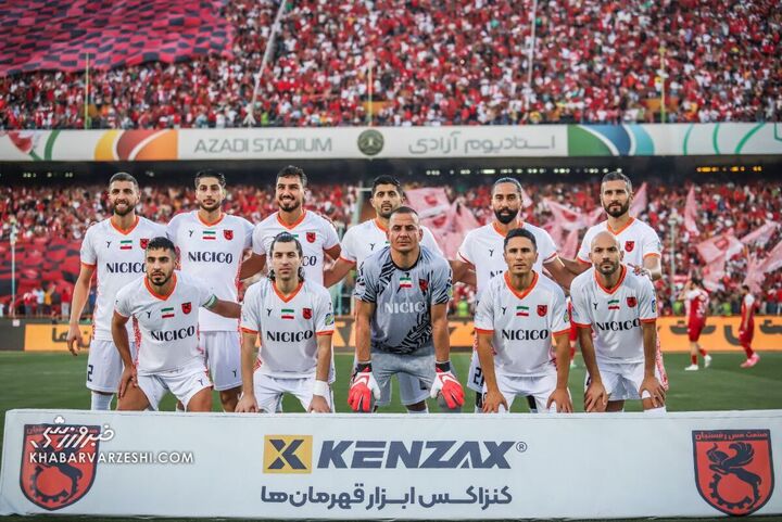 عکس تیمی مس رفسنجان؛ پرسپولیس - مس رفسنجان