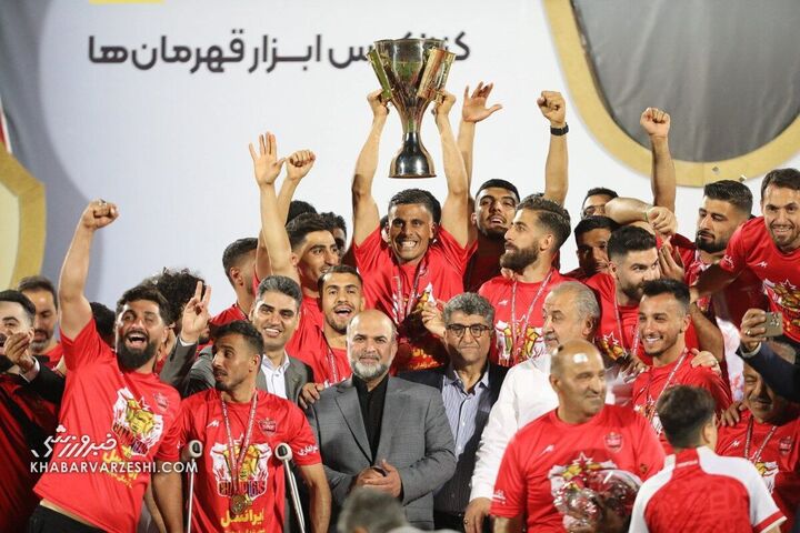 جشن قهرمانی پرسپولیس در لیگ برتر ایران 1403-1402