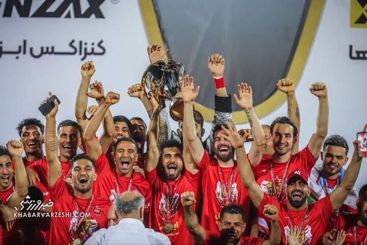 جشن قهرمانی پرسپولیس در لیگ برتر ایران 1403-1402