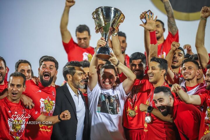 جشن قهرمانی پرسپولیس در لیگ برتر ایران 1403-1402