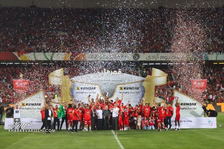 مرتضی پورعلیگنجی؛ جشن قهرمانی پرسپولیس در لیگ برتر ایران 1403-1402