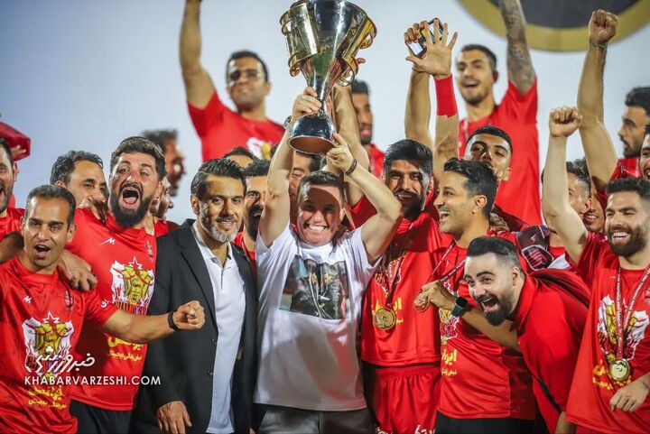 امید عالیشاه؛ جشن قهرمانی پرسپولیس در لیگ برتر ایران 1403-1402