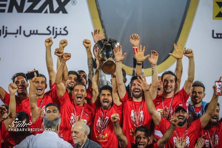 امید عالیشاه؛ جشن قهرمانی پرسپولیس در لیگ برتر ایران 1403-1402