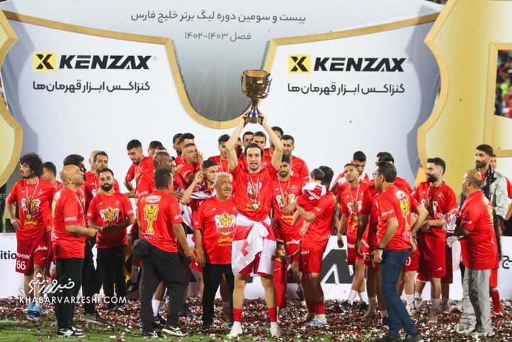 جشن قهرمانی پرسپولیس در لیگ برتر ایران 1403-1402