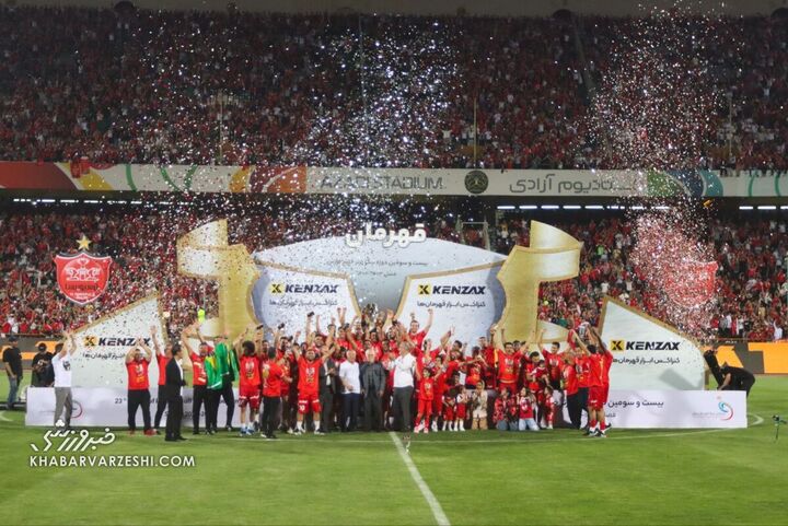 هواداران پرسپولیس؛ جشن قهرمانی پرسپولیس در لیگ برتر ایران 1403-1402