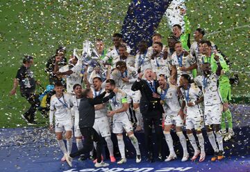 تصاویر| جذاب‌ترین قاب‌های جشن قهرمانی رئال‌مادرید در لیگ قهرمانان اروپا