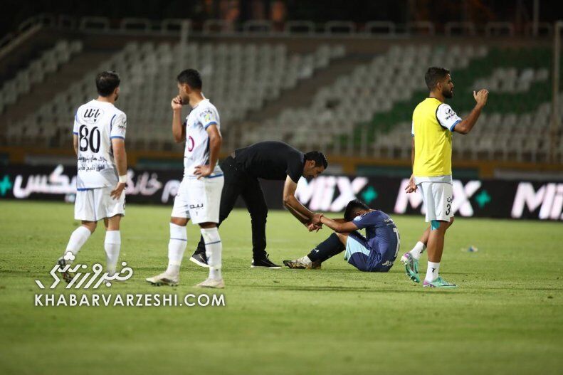 اقدام فوری و قابل تحسین جواد نکونام در لحظه شکست +عکس جواد نکونام