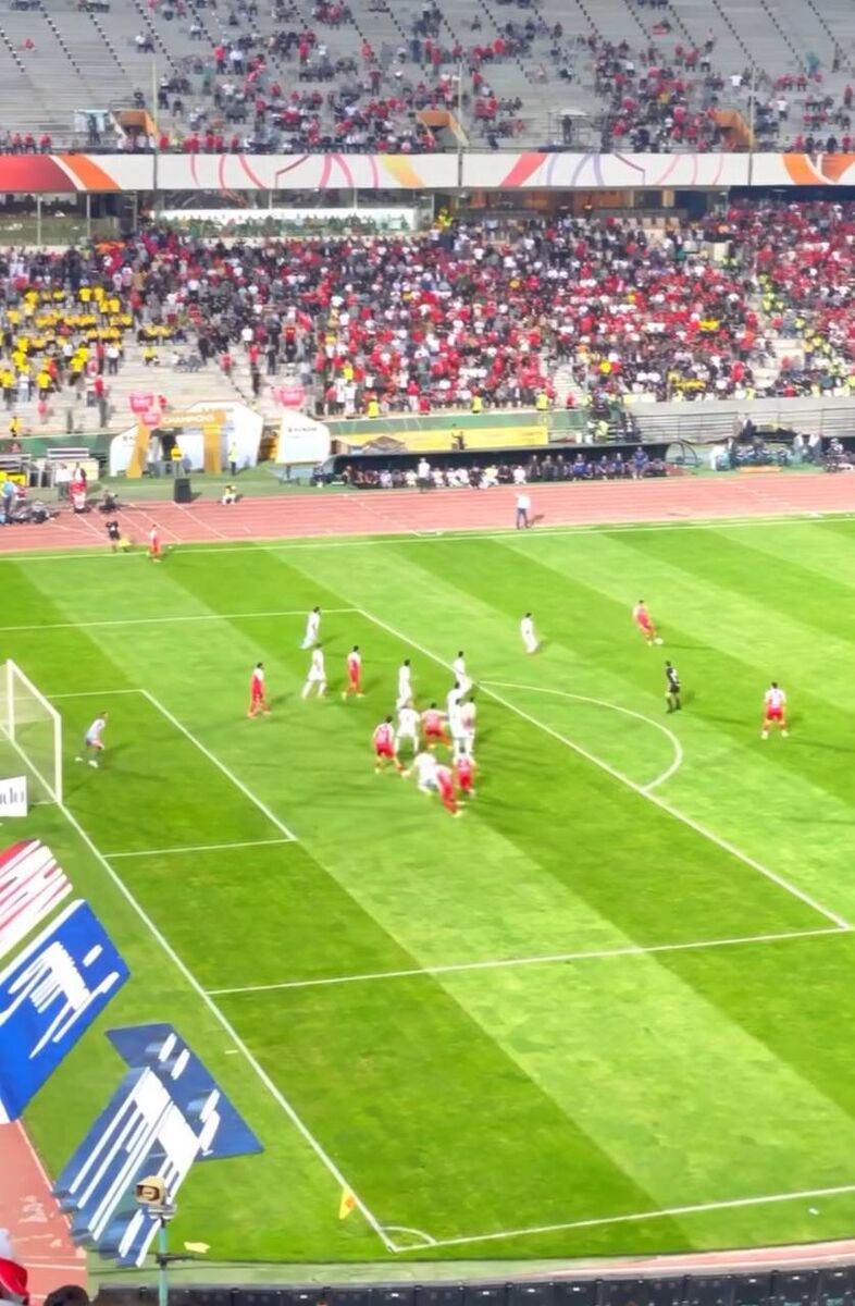 جدیدترین تصویر از گل گولسیانی به مس رفسنجان؛ مدافع پرسپولیس در آفساید بود؟ +عکس