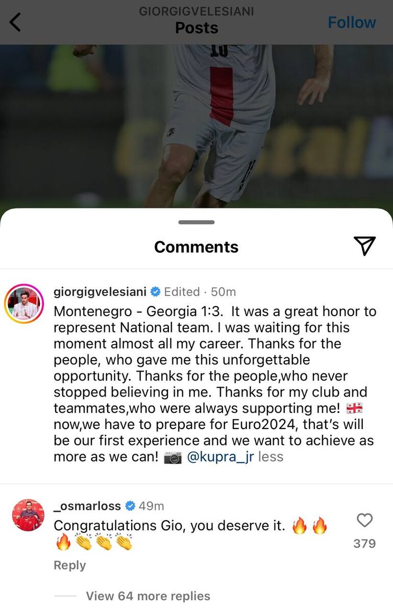 عکس| کامنت آتشین اوسمار برای گلزن قهرمانی پرسپولیس