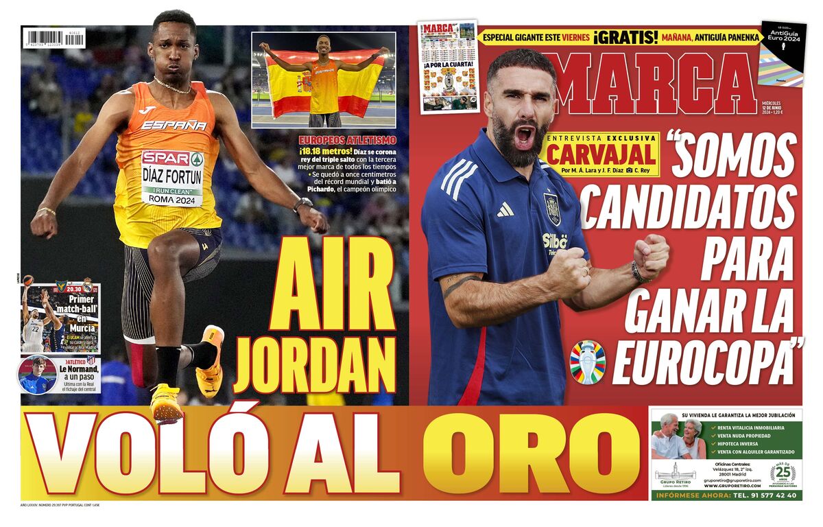 روزنامه مارکا| ما نامزد قهرمانی یورو هستیم روزنامه مارکا| ما نامزد قهرمانی یورو هستیم