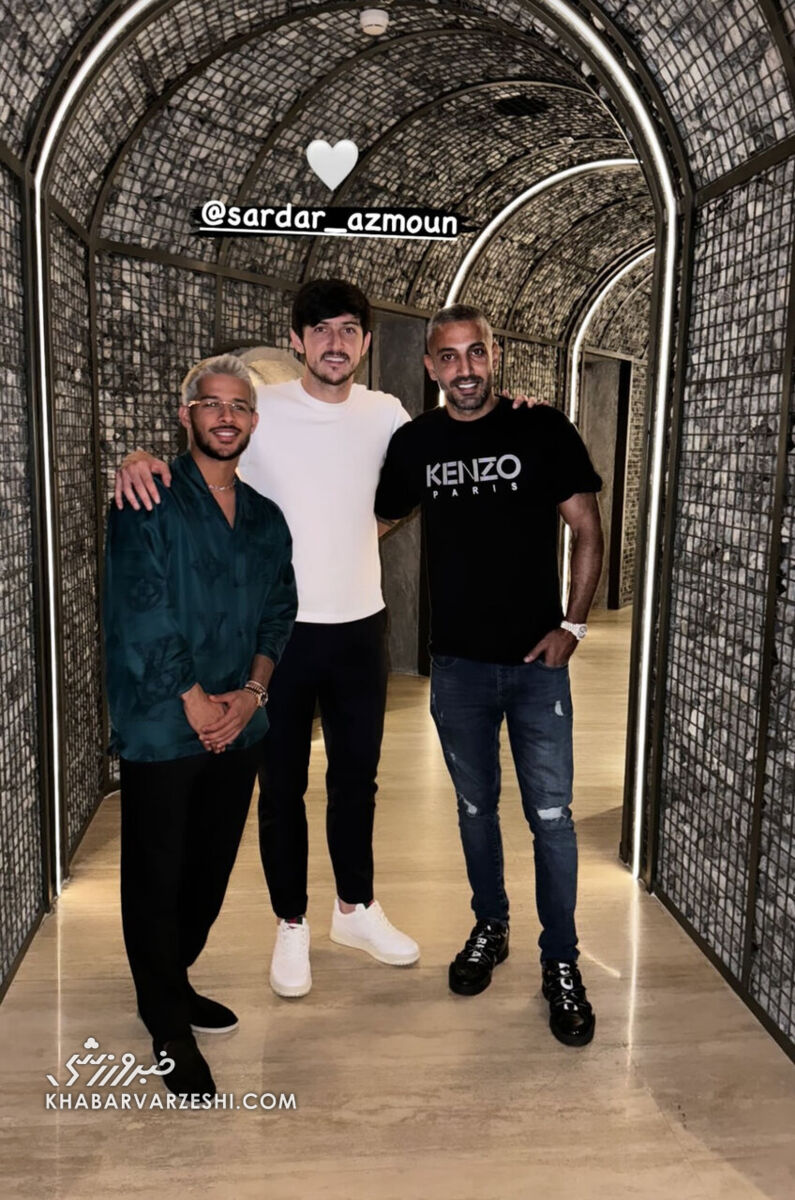 عکس| تعطیلات سردار آزمون و مهدی قایدی در دبی