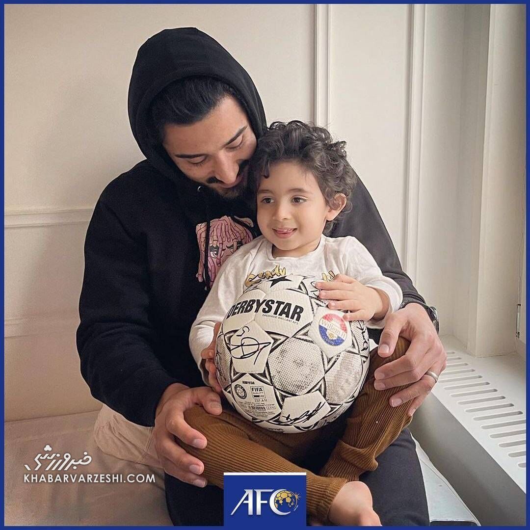 عکس| تبریک خاص AFC به مهاجم سابق تیم ملی ایران