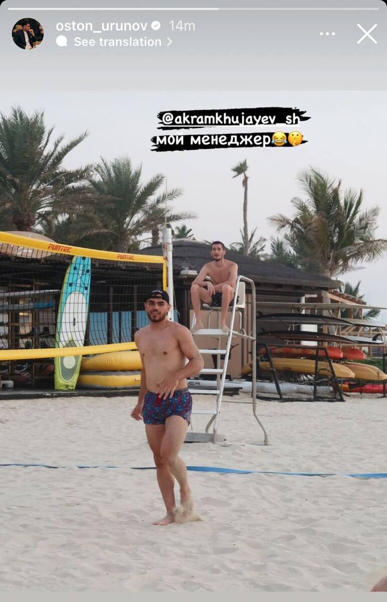 عکس| تعطیلات لاکچری ستاره پرسپولیس در سواحل دبی