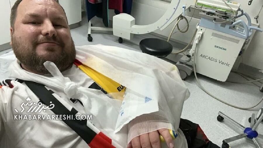 عکس| شوت این بازیکن دست هوادار بخت برگشته را شکست!