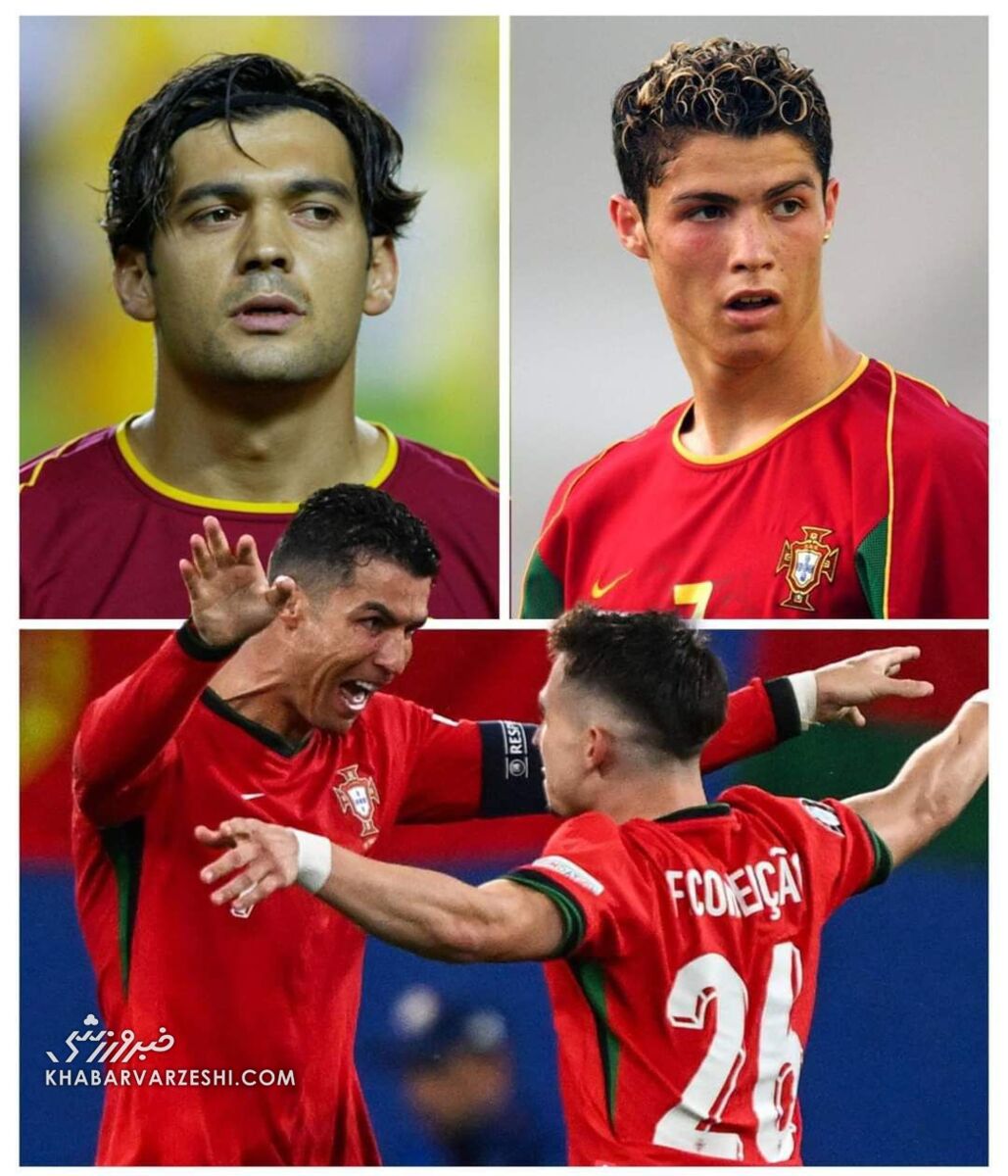 کریستیانو رونالدو؛ از بازی کردن کنار پدر تا جشن گرفتن گل پسر!/ نشانهای از پیر شدن CR7