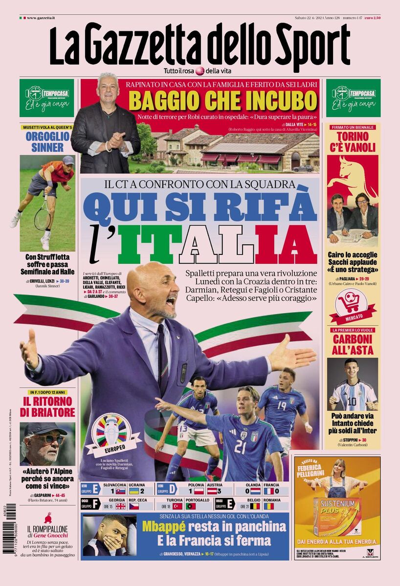 روزنامه گاتزتا| اینجا ایتالیا دوباره ساخته میشود روزنامه گاتزتا| اینجا ایتالیا دوباره ساخته میشود