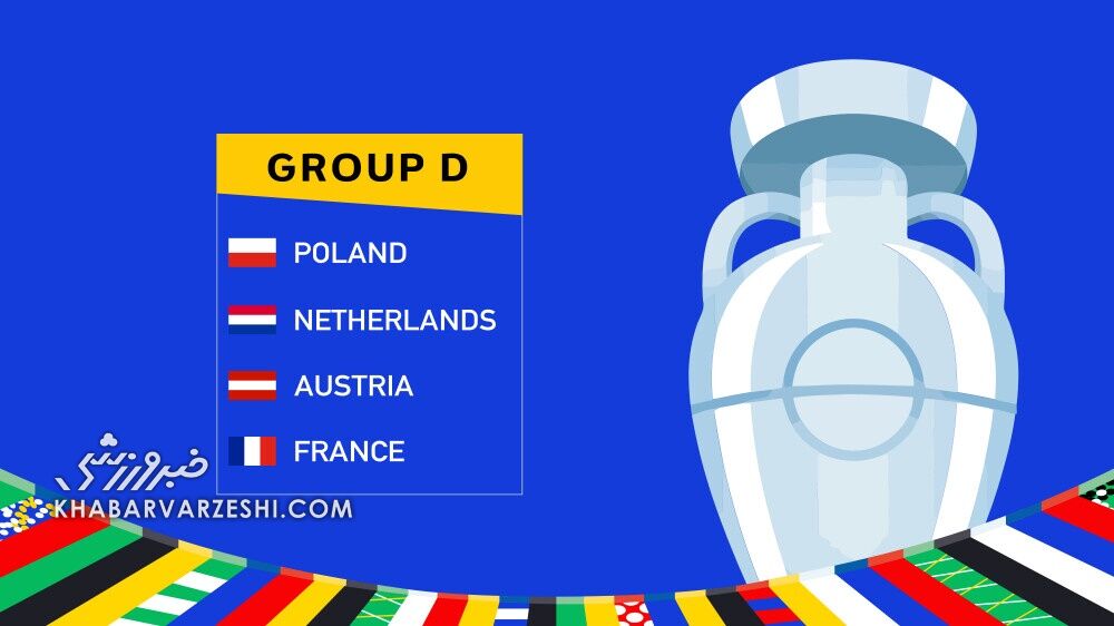 تعیین سرنوشت گروه D یورو/ ۳ مدعی در یک گروه