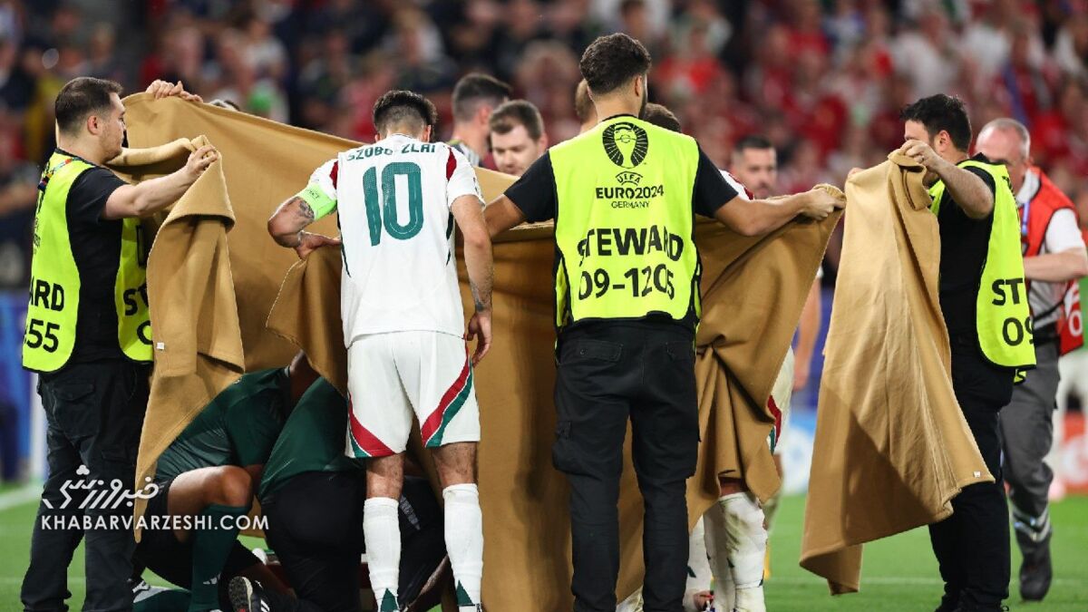 لحظات هولناک در یورو ۲۰۲۴؛ تراژدی اریکسن به شکل دیگر تکرار شد/ کار ستاره مجارها به اتاق عمل کشیده شد؛ برای او دعا کنید +تصاویر