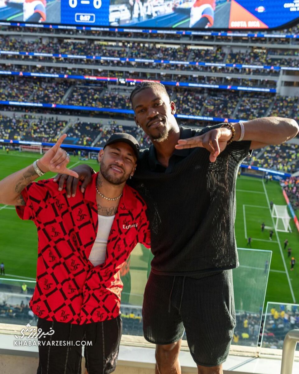 عکس| نیمار کوپا آمریکا را از دست داد اما به کالیفرنیا رفت!