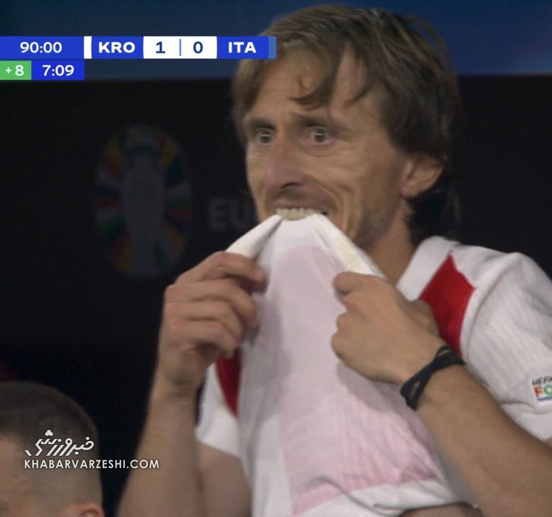 تصاویر| بیرحمی به سبک فوتبال/ تغییر چهره باورنکردنی لوکا مودریچ در ۴۰ ثانیه