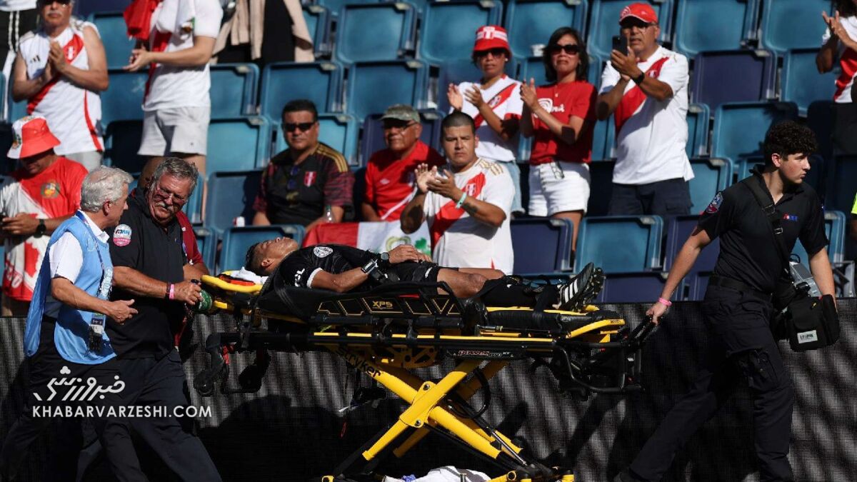 اتفاق عجیب و غریب در کوپا آمریکا؛ کمکداور غش کرد/ دمای ۳۲ درجه گرم بود! +تصاویر