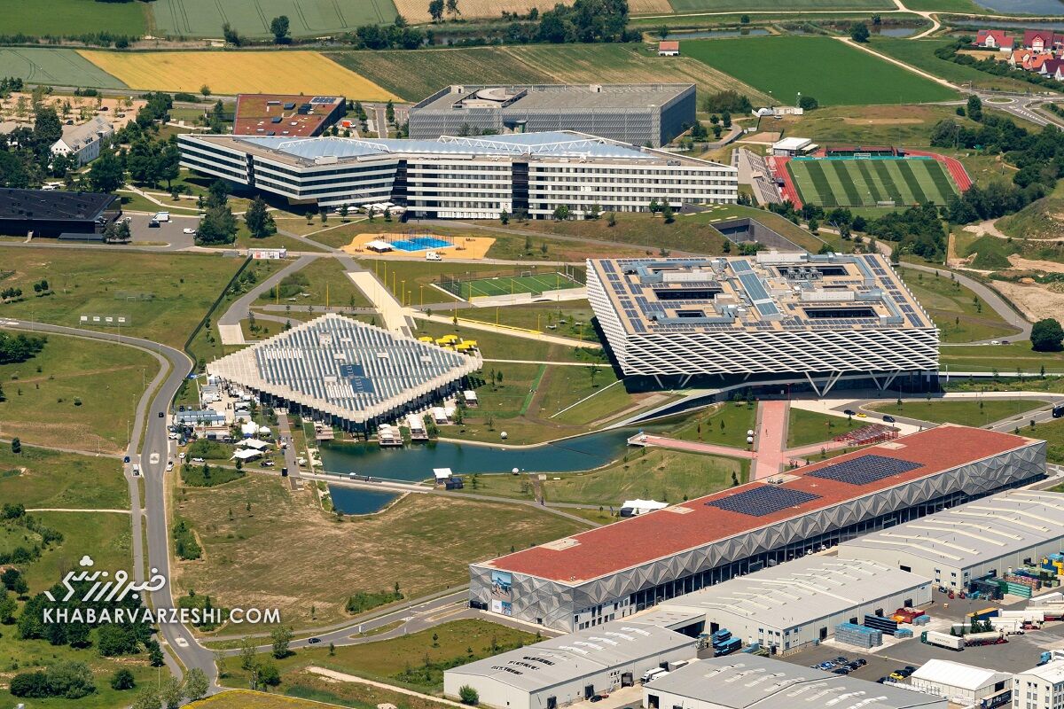 حمله پشهها به میزبان یورو!/ نویر به پشهبند متوصل شد! +عکس