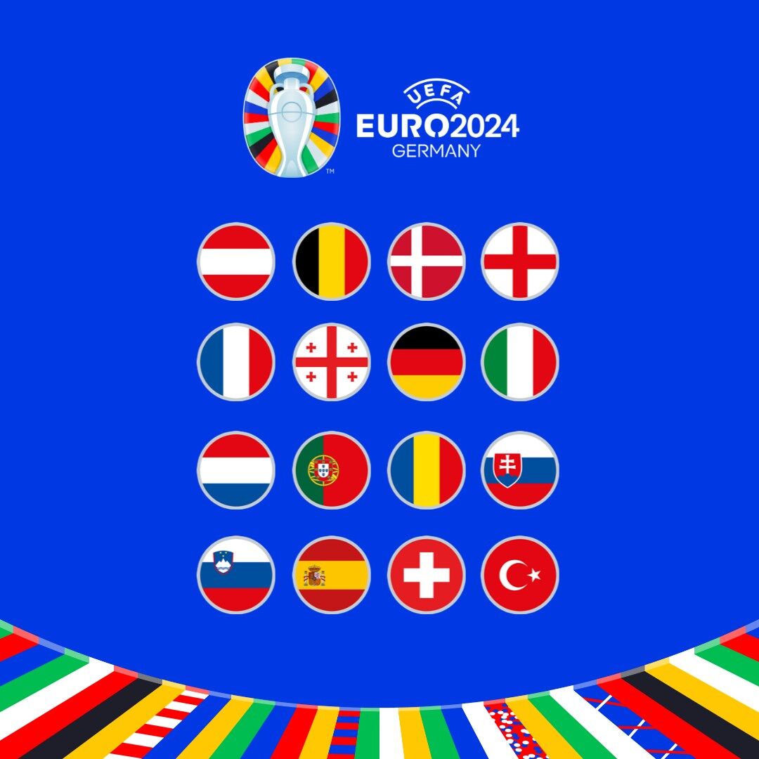 16 تیم برتر یورو 2024
