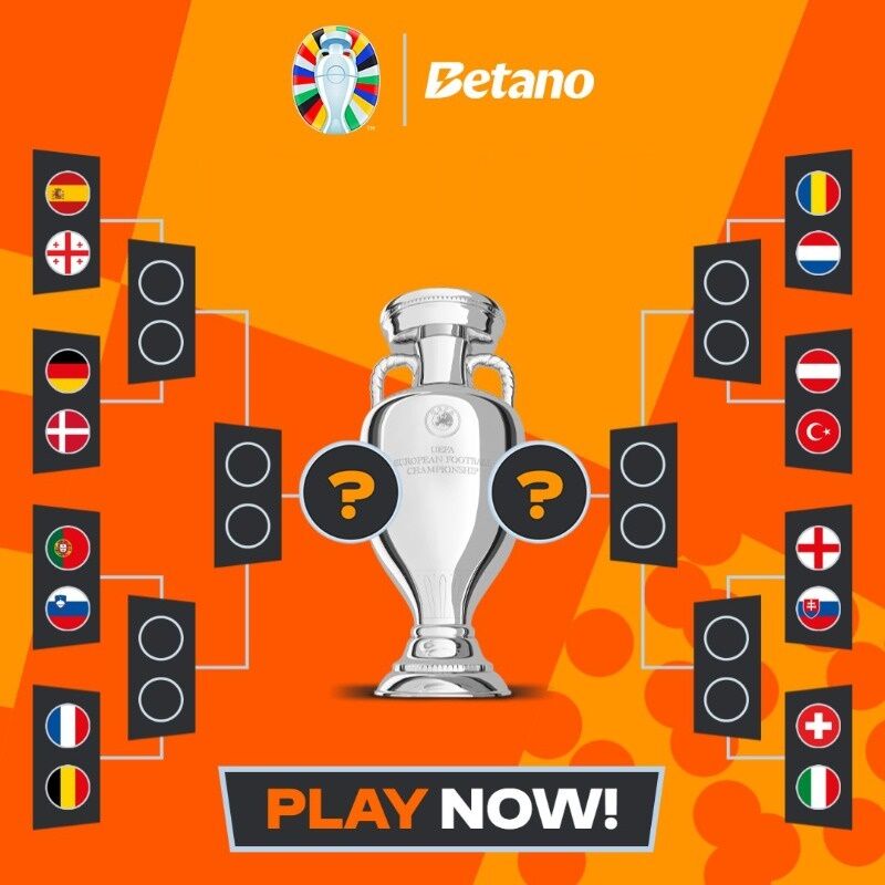 نمودار مراحل حذفی یورو 2024