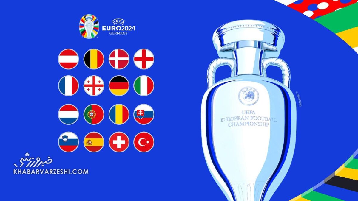 برنامه مرحله یک‌هشتم نهایی یورو ۲۰۲۴/ تاریخ و ساعت ۸ مسابقه حساس جام ملت‌های اروپا