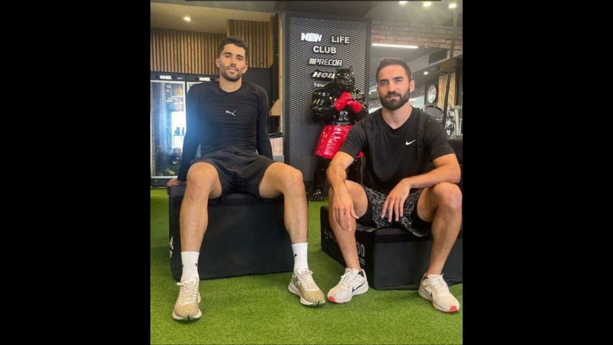 محمدحسین اسلامی با استقلالیها تمرین کرد! +عکس